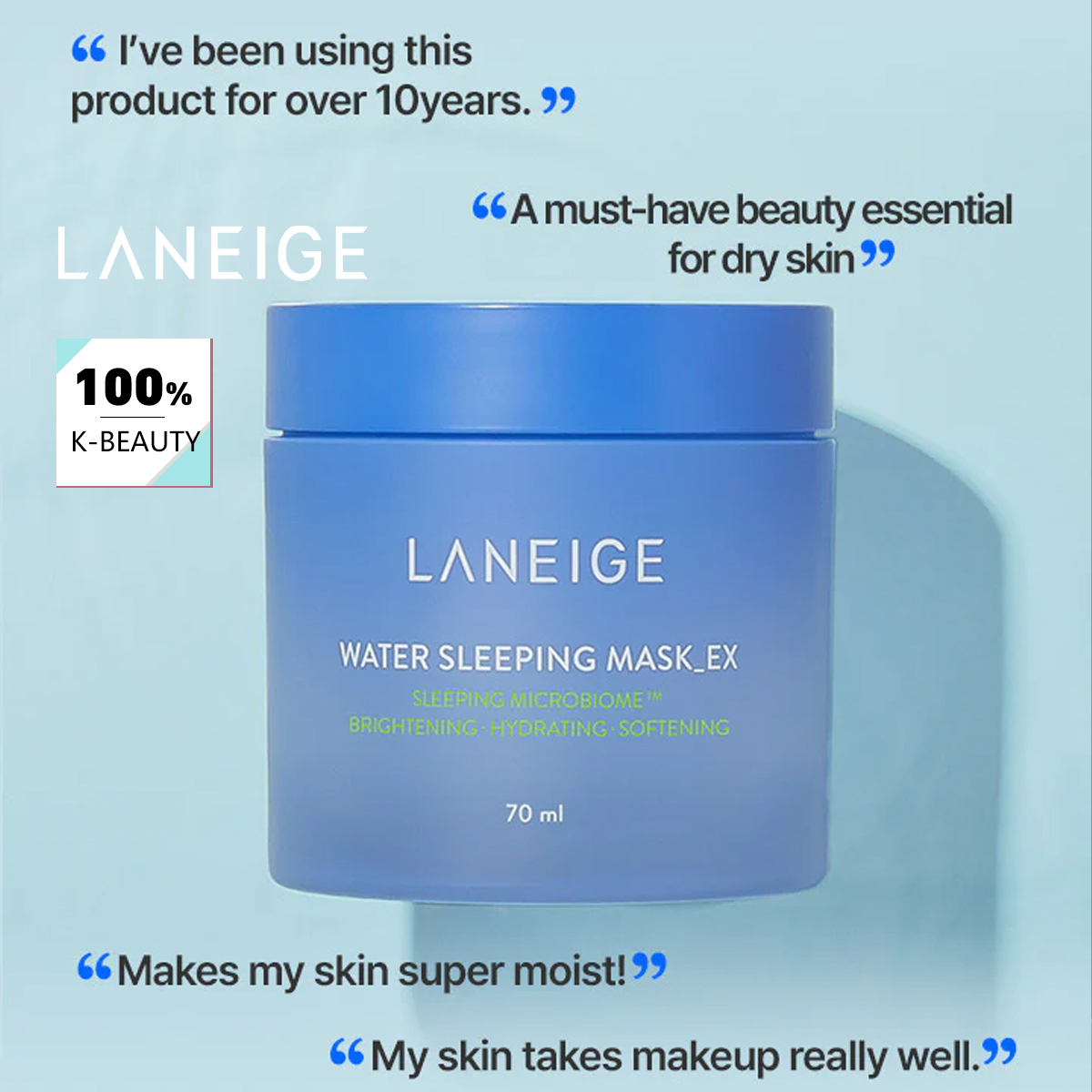 LANEIGE Water Sleeping Mask 70 - огляд і ціна Luxury Skincare Treatments