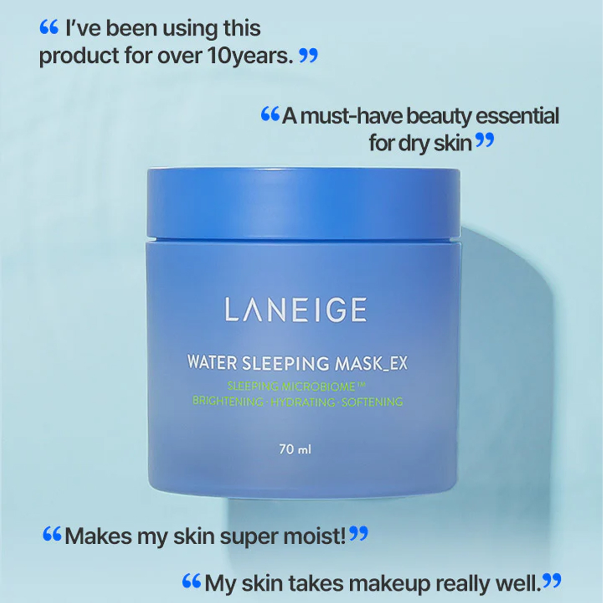 LANEIGE Water Sleeping Mask 70 - огляд і ціна Luxury Skincare Treatments